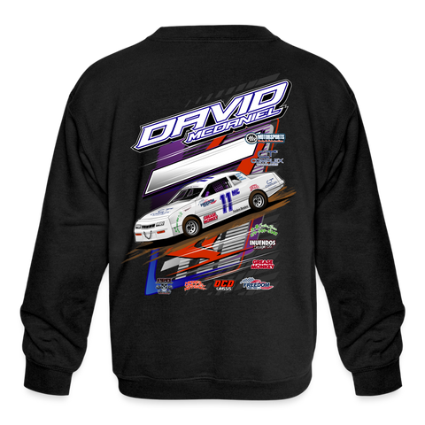 David McDaniel | 2023 | Youth Crewneck Sweatshirt - black