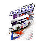 David McDaniel | 2023 | Sticker 2 - transparent glossy