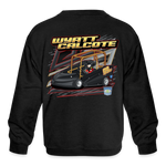 Wyatt Calcote | 2023 | Youth Crewneck Sweatshirt - black