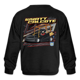 Wyatt Calcote | 2023 | Youth Crewneck Sweatshirt - black