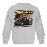 Wyatt Calcote | 2023 | Youth Crewneck Sweatshirt - heather gray