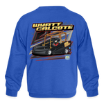 Wyatt Calcote | 2023 | Youth Crewneck Sweatshirt - royal blue