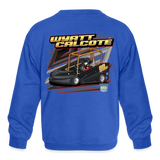 Wyatt Calcote | 2023 | Youth Crewneck Sweatshirt - royal blue