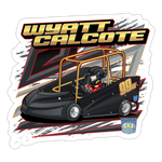 Wyatt Calcote | 2023 | Sticker 2 - white matte