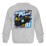 Riley Paul | 2023 | Youth Crewneck Sweatshirt - heather gray