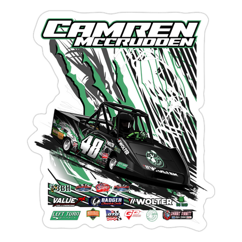 Camren Mccrudden | 2023 | Sticker 2 - white matte