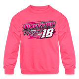 Brycen Daffern | 2023 | Youth Crewneck Sweatshirt - neon pink