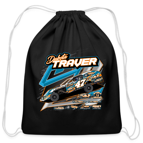 Dakota Traver | 2023 | Cotton Drawstring Bag - black