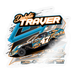 Dakota Traver | 2023 | Sticker 2 - transparent glossy