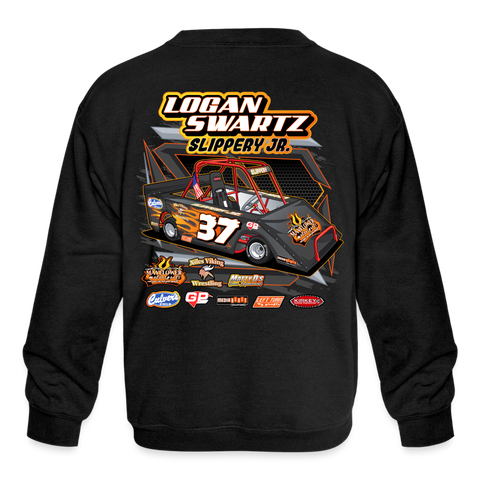 Logan Swartz | 2023 | Youth Crewneck Sweatshirt - black