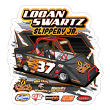 Logan Swartz | 2023 | Sticker 2 - white matte