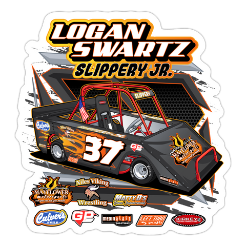 Logan Swartz | 2023 | Sticker 2 - white matte