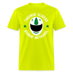 Throwin' Sliders | FSR Merch | Adult T-Shirt - safety green