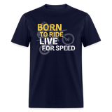 Born To Ride | FSR Merch | Adult T-Shirt - navy