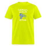 Crawl Walk Ride | FSR Merch | Adult T-Shirt - safety green