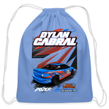 Dylan Cabral | 2023 | Cotton Drawstring Bag - carolina blue