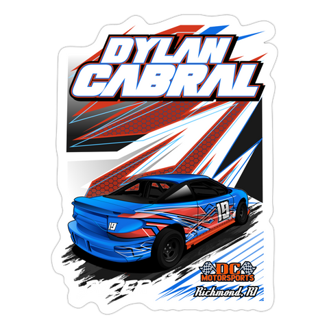 Dylan Cabral | 2023 | Sticker 2 - white matte