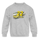 Baker Family Racing | 2023 | Youth Crewneck Sweatshirt - heather gray