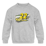 Baker Family Racing | 2023 | Youth Crewneck Sweatshirt - heather gray