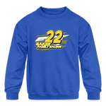 Baker Family Racing | 2023 | Youth Crewneck Sweatshirt - royal blue