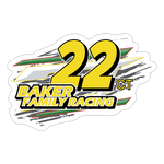 Baker Family Racing | 2023 | Sticker - white matte