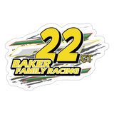 Baker Family Racing | 2023 | Sticker - white matte