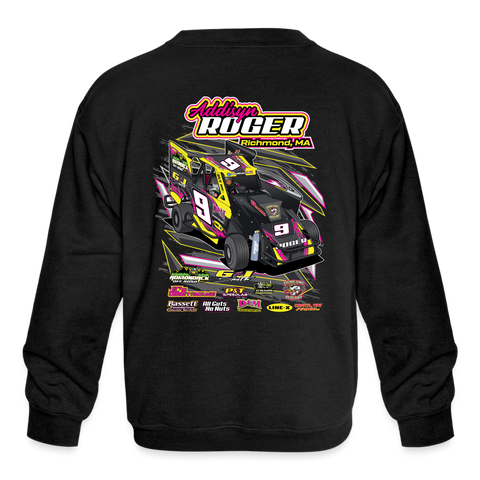 Bad Addisyn Racing | 2023 | Youth Crewneck Sweatshirt - black