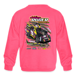 Bad Addisyn Racing | 2023 | Youth Crewneck Sweatshirt - neon pink