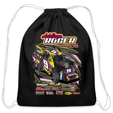 Bad Addisyn Racing | 2023 | Cotton Drawstring Bag - black