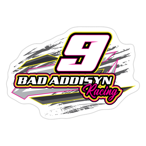 Bad Addisyn Racing | 2023 | Sticker - white matte