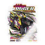 Bad Addisyn Racing | 2023 | Sticker 2 - transparent glossy