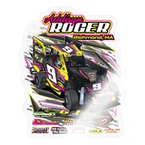 Bad Addisyn Racing | 2023 | Sticker 2 - transparent glossy