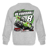 Jordan Kibbe | 2023 | Youth Crewneck Sweatshirt - heather gray