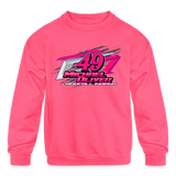 Michael Oliver | 2023 | Youth Crewneck Sweatshirt - neon pink