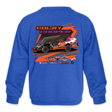 Colby Cooper | 2023 | Youth Crewneck Sweatshirt - royal blue