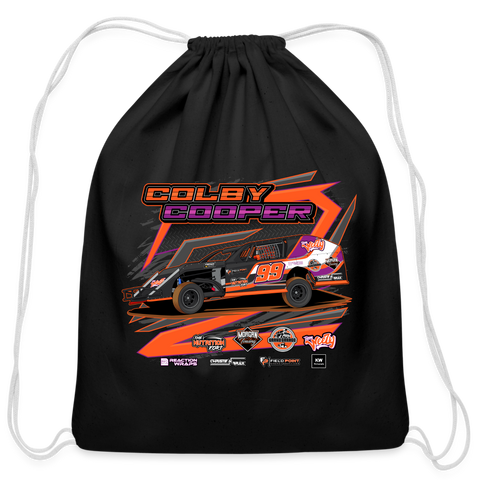 Colby Cooper | 2023 | Cotton Drawstring Bag - black