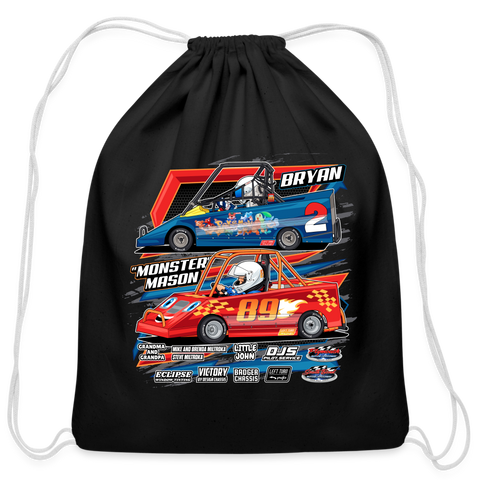 Vitali Racing | 2023 | Cotton Drawstring Bag - black