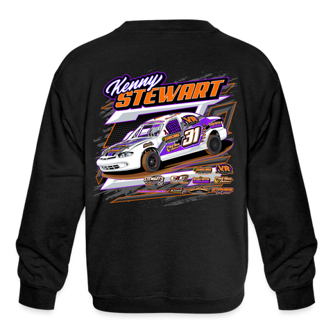 Kenny Stewart | 2023 | Youth Crewneck Sweatshirt - black