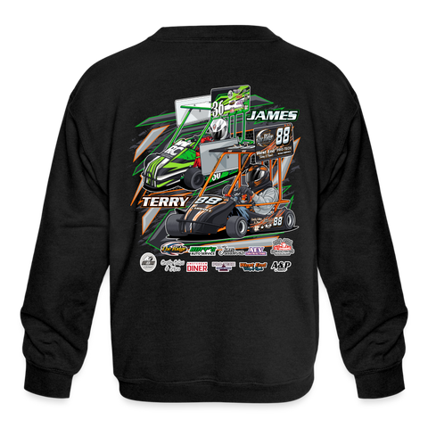 Plan B&C Racing | 2023 | Youth Crewneck Sweatshirt - black