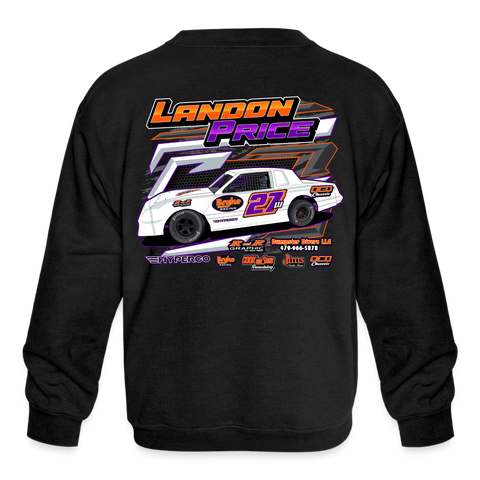 Landon Price | 2023 | Youth Crewneck Sweatshirt - black