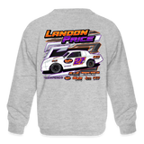 Landon Price | 2023 | Youth Crewneck Sweatshirt - heather gray