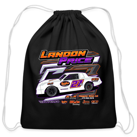 Landon Price | 2023 | Cotton Drawstring Bag - black