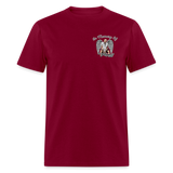 Chris Jordan | 2023 | Adult T-Shirt - burgundy