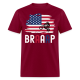 Braaap | FSR Merch | Adult T-Shirt - burgundy