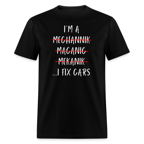 I Fix Cars | FSR Merch | Adult T-Shirt - black