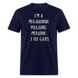 I Fix Cars | FSR Merch | Adult T-Shirt - navy