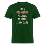 I Fix Cars | FSR Merch | Adult T-Shirt - forest green