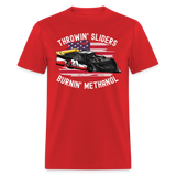 Throwin' Sliders | FSR Merch | Adult T-Shirt - red