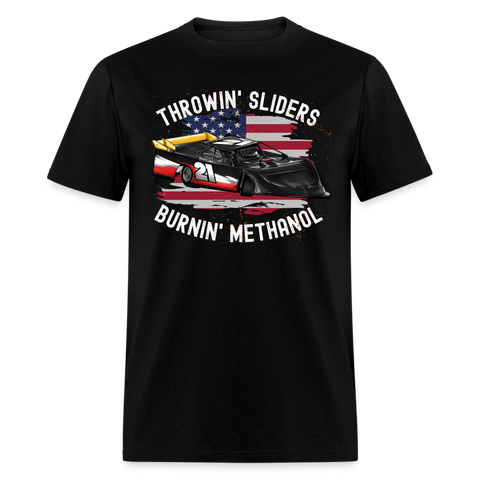 Throwin' Sliders | FSR Merch | Adult T-Shirt - black