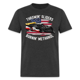 Throwin' Sliders | FSR Merch | Adult T-Shirt - heather black